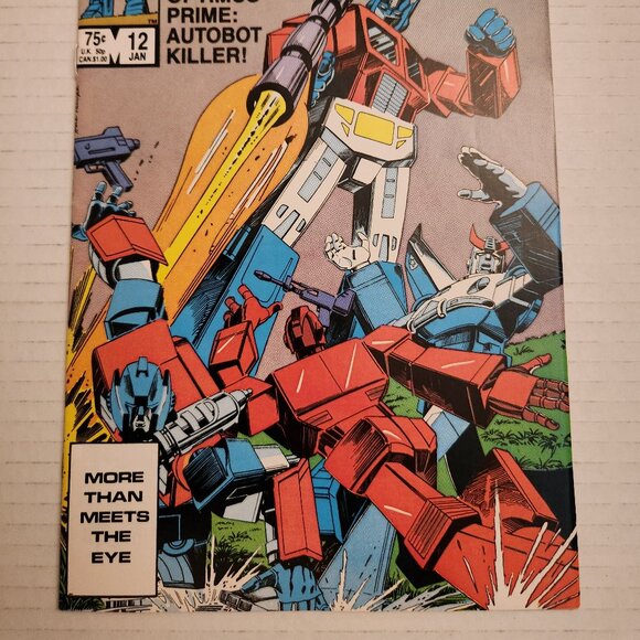 Transformers #12 (1986) Marvel Comics, US Edition, VF - Picture 2 of 13